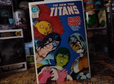 New Teen Titans ! Issue #42 ! Copper Age Comic from 1988 ! by DC Comics !