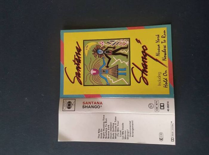 SANTANA cassette album SHANGO