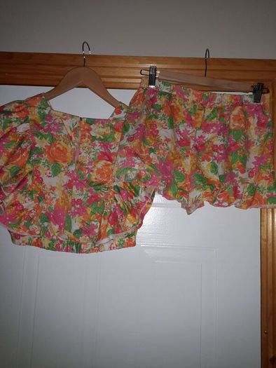 girls top and shorts set river island