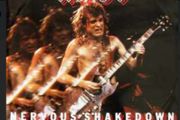 AC/DC Original 1984 release Neevous Shakedown 12 inch single vinyl record in near mint condition
