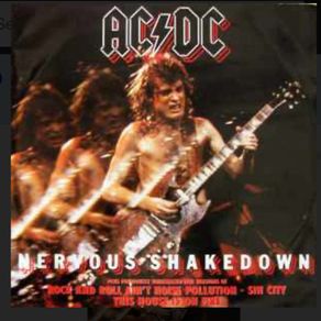 AC/DC Original 1984 release Neevous Shakedown 12 inch single vinyl record in near mint condition