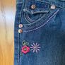 Brand new Dunnes Girls Blue Cuff End Jeans 3 years Image 5