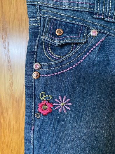 Brand new Dunnes Girls Blue Cuff End Jeans 3 years