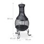 Cast Iron Chiminea Patio Heater Image 7