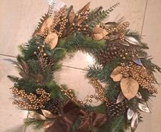 Christmas Wreath new with tag