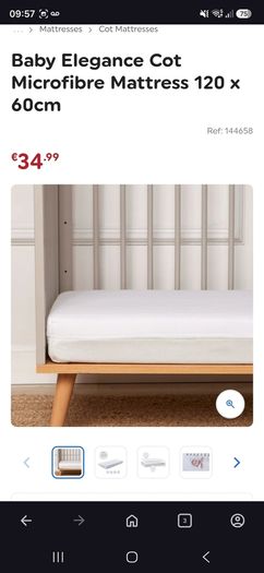 cot,Mattress&fitted sheets