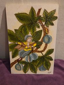 Vintage Ceramic painted "Chestnut Fairy"