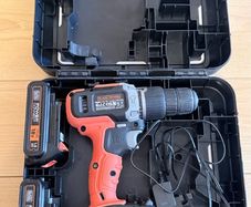 Black+Decker 18V 2 Speed Hammer Drill with 2 x 1.5Ah Batteries