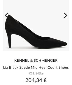 KENNEL & SCHMENGER leather court Sz 8 - Bnwot Rrp 203