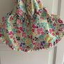 Jojo maman Bebe floral sun hat with neck flap age 2-3 Image 2