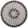 3 Piece Mosaic Bistro Set Ceramic Tile Grey Image 5