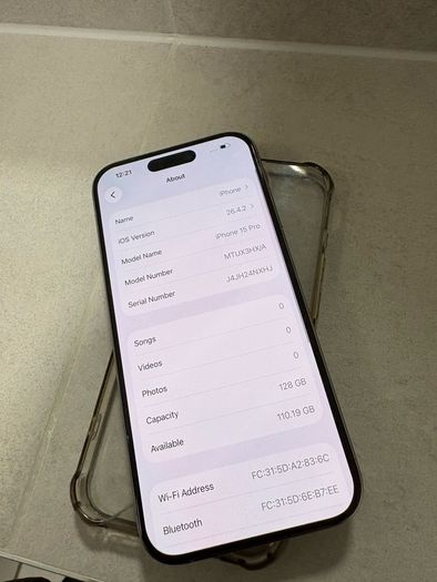 iphone 15 pro 128 gb