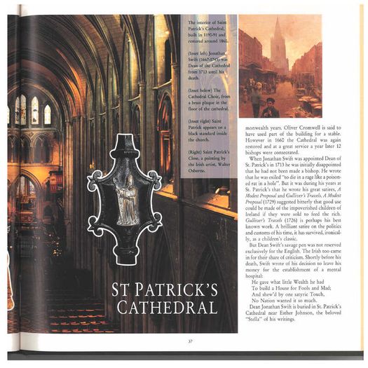 1989/90 Ireland The Irish Stamp Year Book with 48 images of contents