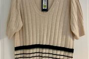 M and S linen blend knitwear Size 12 BNWT