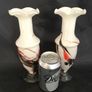 Vintage opaline glass vases Image 8
