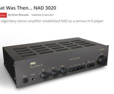 The best selling Amplifier in history Legendary NAD 3020 series 20 model