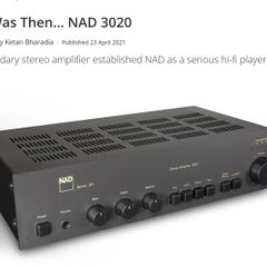 The best selling Amplifier in history Legendary NAD 3020 series 20 model