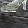 Beautiful Old Unique Glass Lady High Heel Shoe Shaped Decanter Bottle Postage Available, Add a touch of vintage charm to your vanity or collection with this unique glass lady high heel shoe-shaped decanter/bottle Image 4