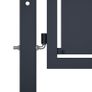 Garden Gate Steel 350x100 cm Anthracite Image 3
