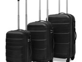 Three Piece Hardcase Trolley Set Black