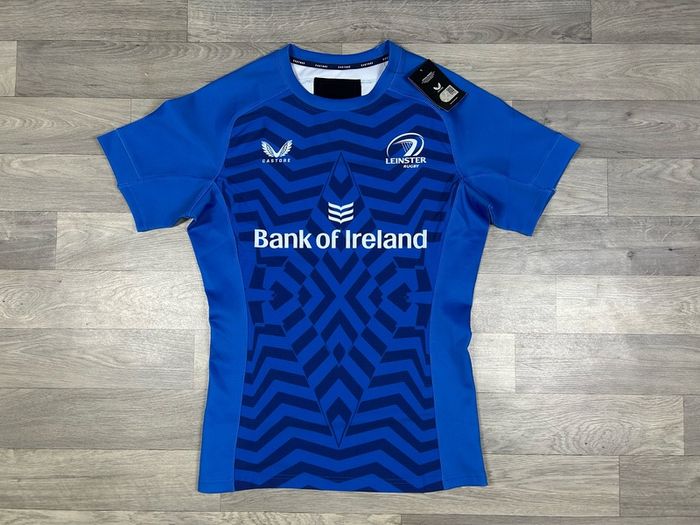 New Castore Leinster Rugby Player Issue Jersey Shirt Mens Large Tight Fit