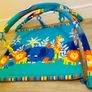 Padded Foldable Baby Gym with toys and attachment rings Image 4