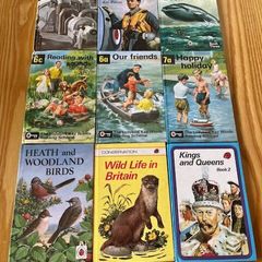 Vintage Set of 9 Ladybird Books