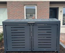 Brand New Outdoor Bike Shed Storage Box Anthracite Never Used