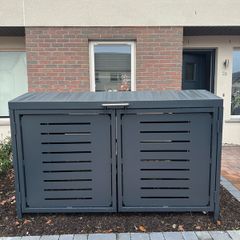 Brand New Outdoor Bike Shed Storage Box Anthracite Never Used