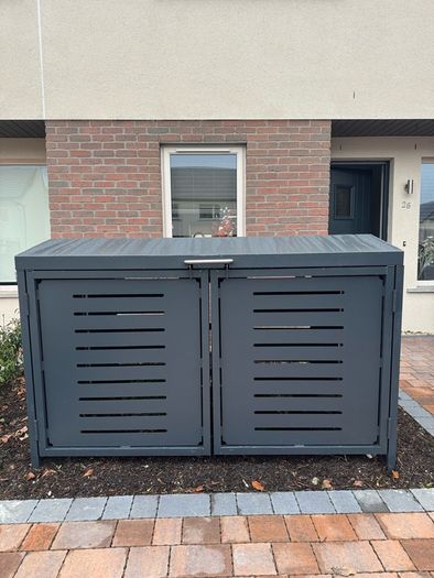 Brand New Outdoor Bike Shed Storage Box Anthracite Never Used
