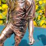 Two Gilded footballers Image 7