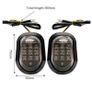 Motorcycle Motorbike Flashing Light, Motorcycle Turn Signal 9LED Piranha Turn Signal Embedded Light Image 2