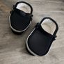 Twin Baby Carrycot Set Black & White Excellent Condition Image 3