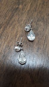 Dainty Diamonte Tear Drop Earring