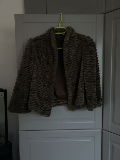Faux fur jacket by Cynthia Vincent