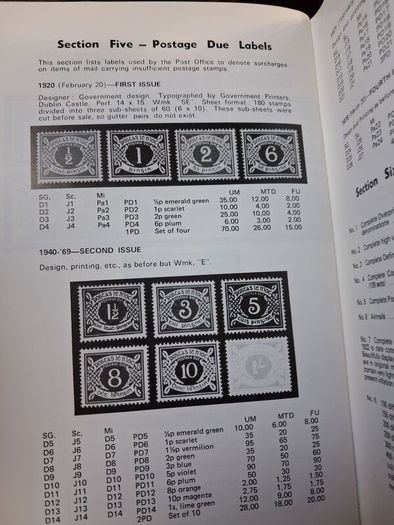 Hibernian / Simplified catalogue of the Postage Stamps of Ireland 1922 - 1979 / 1980