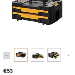 DeWalt Tstak Drawer Boxes Single or Double