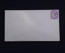 Great Britain Stamps : Queen Victoria Penny Lilac Stamp On A Plain Envelope