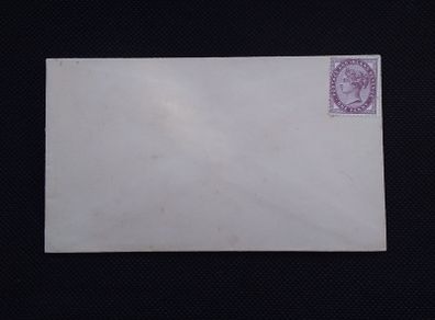 Great Britain Stamps : Queen Victoria Penny Lilac Stamp On A Plain Envelope