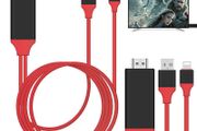 8 Pin to HDMI TV Adapter Cable for iPhone 11 12 8 7 6S 6 Plus 5S SE X iPad