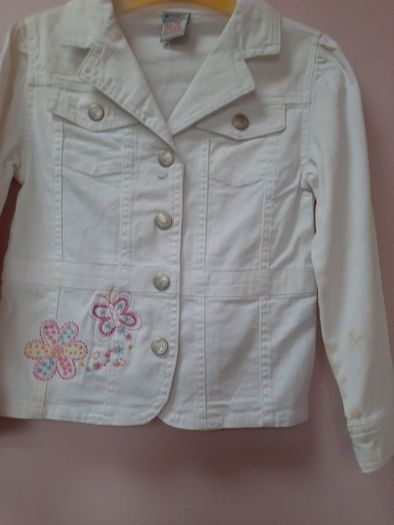 New white cotton jacket tag attached