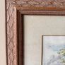 Original S.J. Bourne Framed Country Landscape Watercolor Print 39x32.2cm Image 6