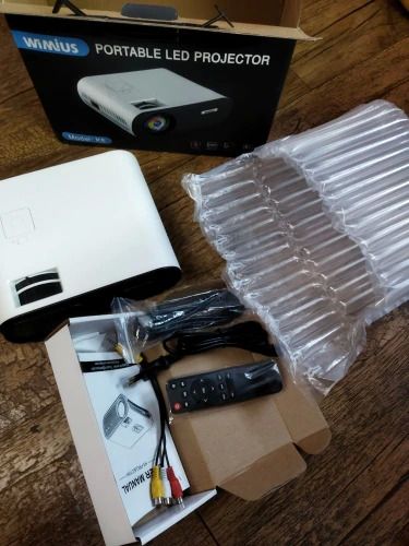 BRAND NEW Projectors WiFi Bluetooth Mini Portable Projector 4k Full HD Video Projector 1080P Beamer Mirroring FOR HomeTheater