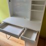 White ikea Micke Desk, very good condition and cleaned (non smoking house) Image 2