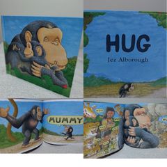 Hug by Jez Alborough Hardback book