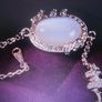 18K Rose Gold Filled simulated Opal & Diamonds Bracelet Image 4