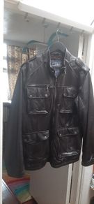 Paul Costelloe, Mens brown Soft leather coat