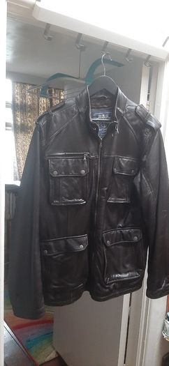 Paul Costelloe, Mens brown Soft leather coat