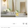 Brass reeded glass wall light Image 6