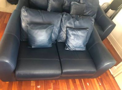 Leather sofa